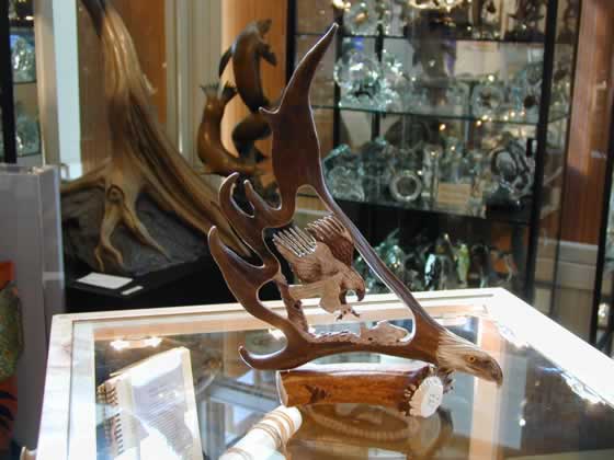 Caribou Antler carving we purchased