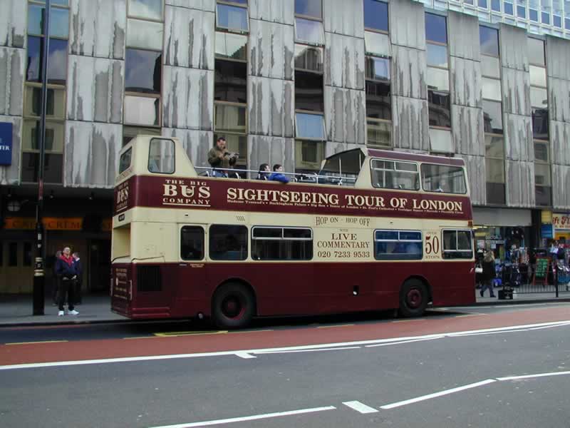 Sightseeing bus